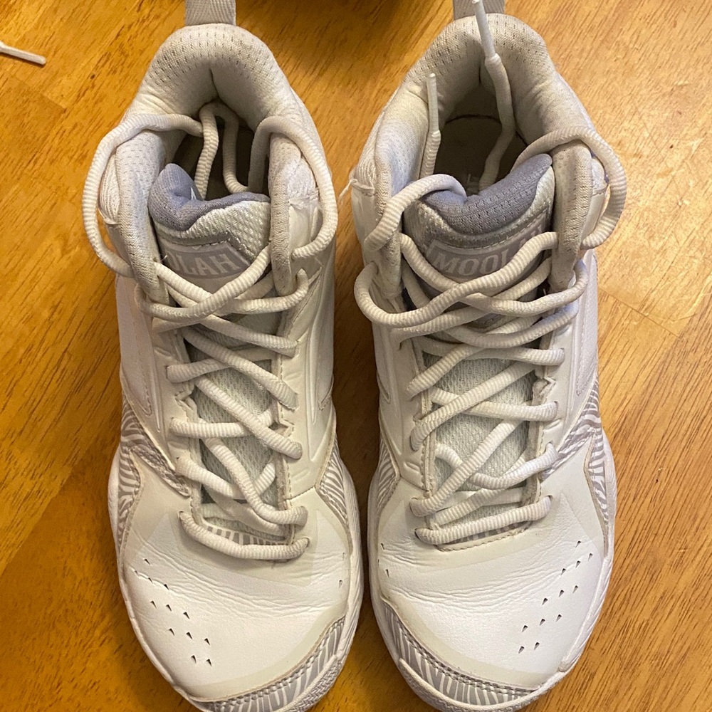 Kids White High-Top Sneakers